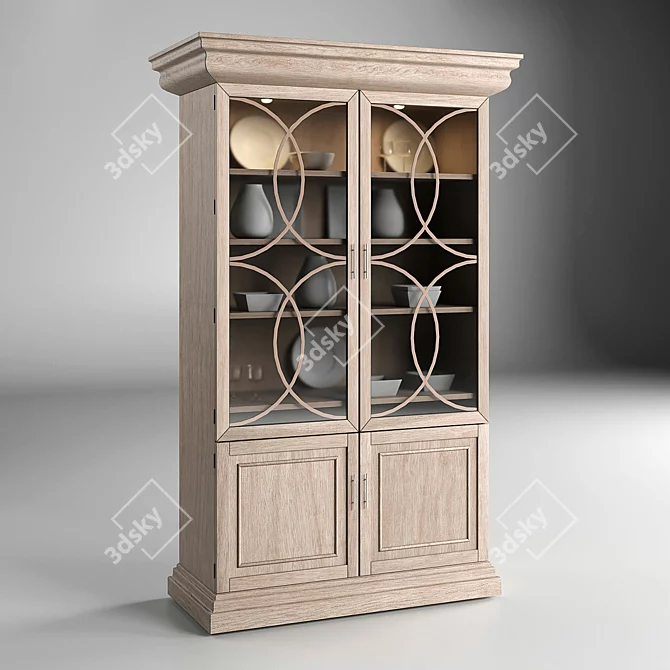 El Matador Curio Display Cabinet 3D model image 3