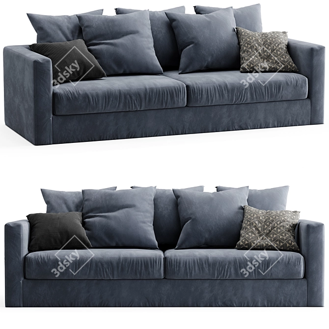 Contemporary Sketch Sloopy Sofa 2015 3D model image 1