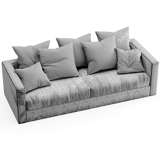 Contemporary Sketch Sloopy Sofa 2015 3D model image 5