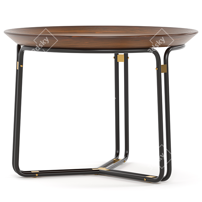  Square Coffee Table QT 3D model image 3