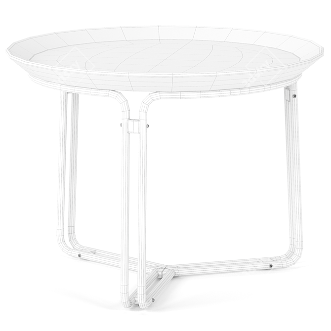  Square Coffee Table QT 3D model image 5