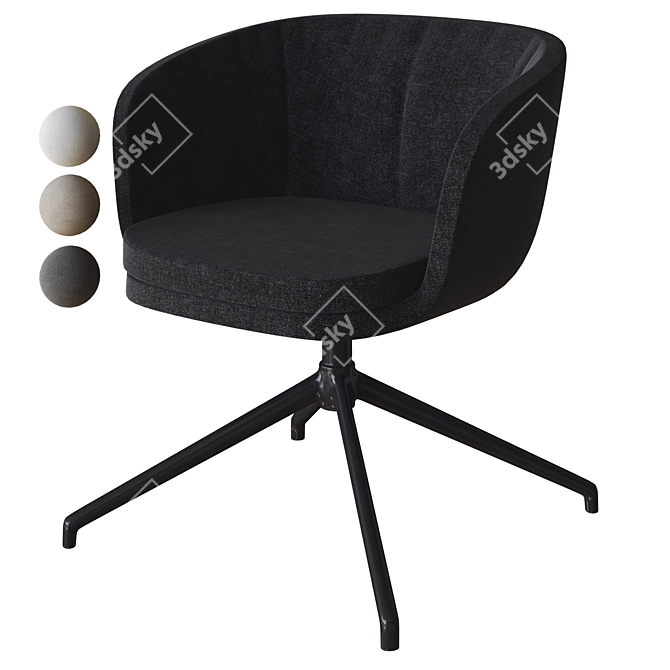 Rossin Cleo Mini Armchair 3D Model 3D model image 1