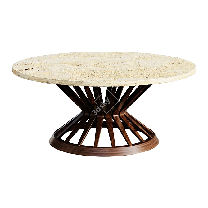 Edward Wormley Marble Coffee Table 3D model image 1
