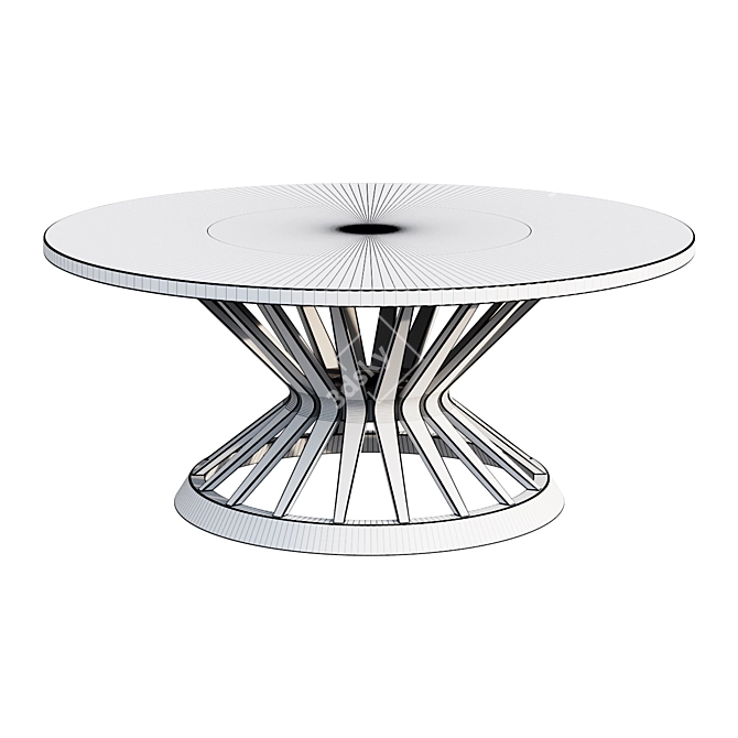 Edward Wormley Marble Coffee Table 3D model image 2