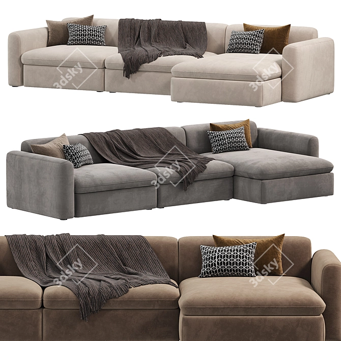 Luxury Botero Sofa by Casamilano 3D model image 2