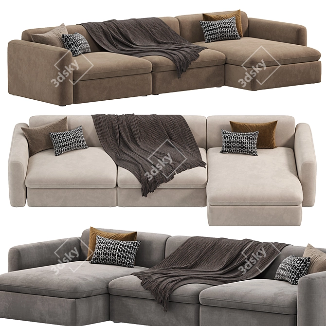 Luxury Botero Sofa by Casamilano 3D model image 3