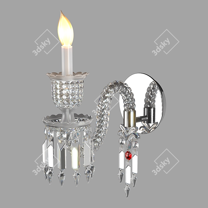 Baccarat Crystal Wall Sconce 3D model image 22
