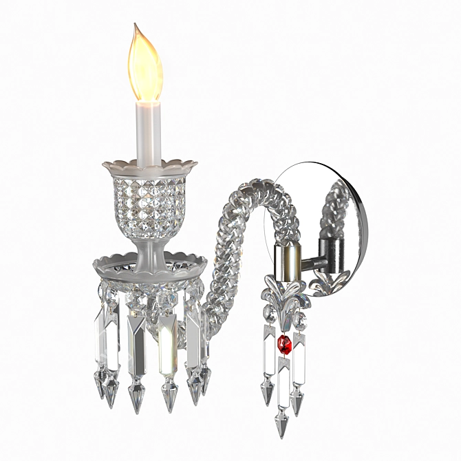 Baccarat Crystal Wall Sconce 3D model image 25