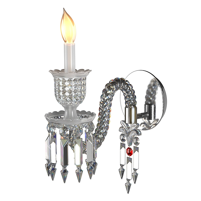 Baccarat Crystal Wall Sconce 3D model image 28