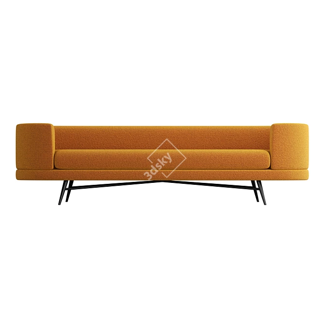 Retro Chic Irina Sofa 3D model image 2