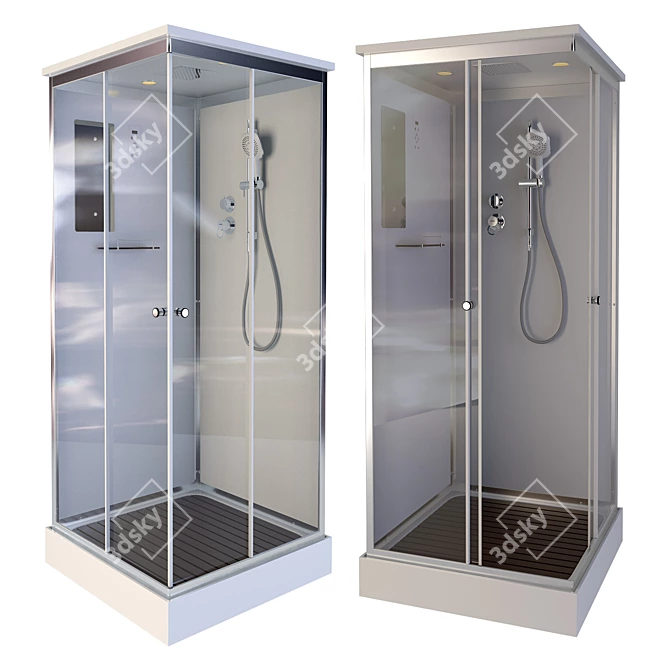 Deto Shower Cabins Collection, 3D Models 3D model image 2