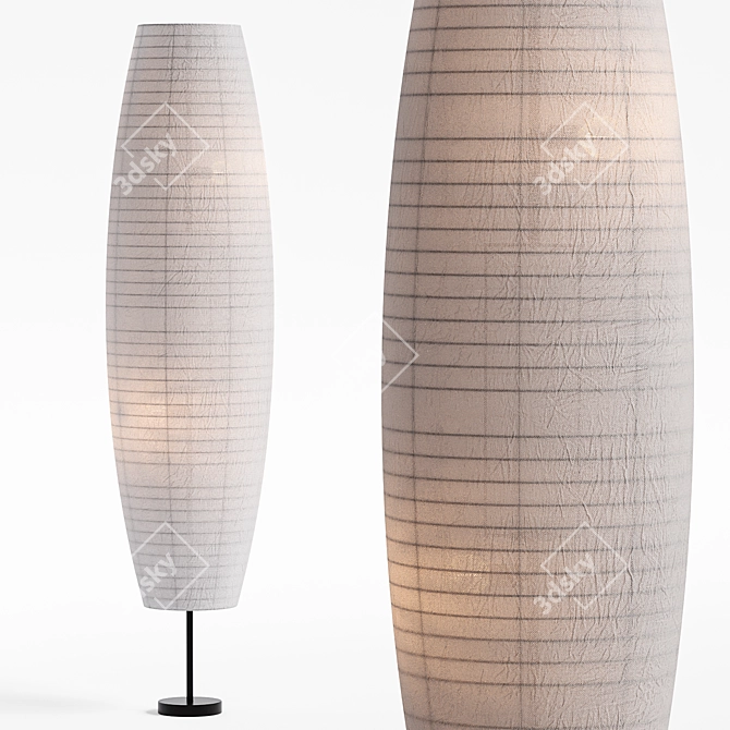 Modern Minimalist Aliexpress Floor Lamp 3D model image 2