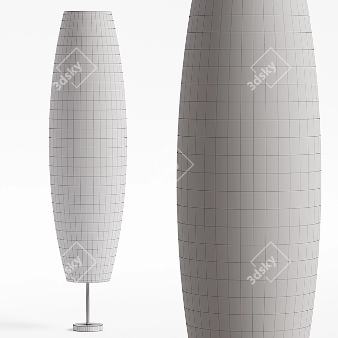 Modern Minimalist Aliexpress Floor Lamp 3D model image 3