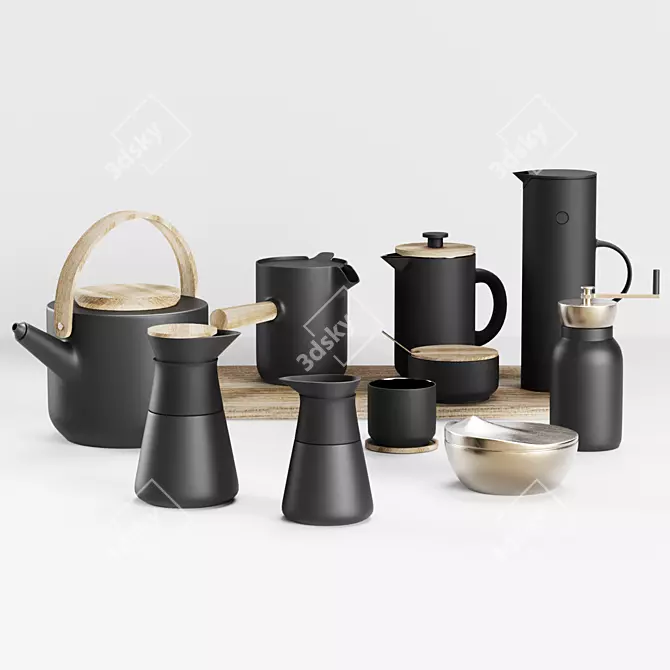 Sleek Stelton Set 2018 Edition 3D model image 1