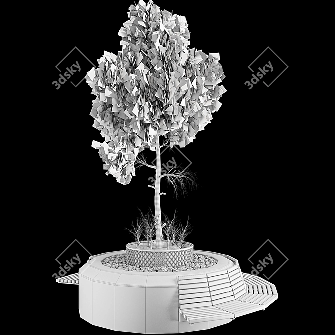 Botanical Outdoor Plant Set 3D 3D model image 5