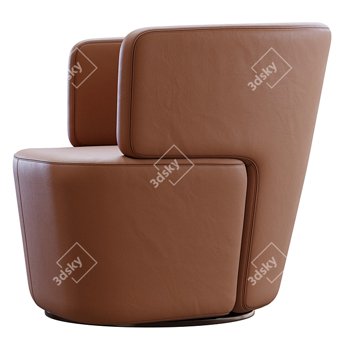 Modern Lounge Chair by WalterKnoll 3D model image 3