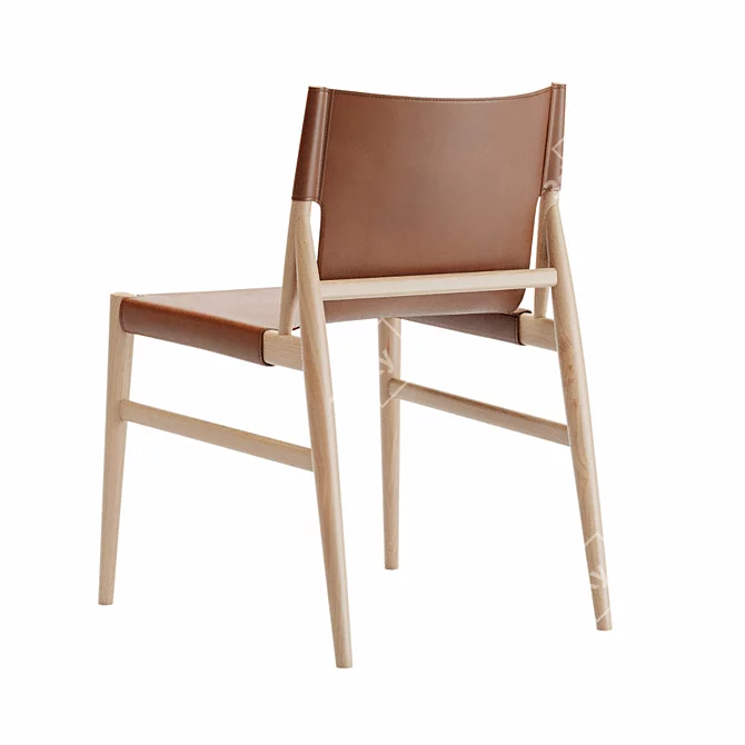 Modern Minimalist Porro Voyage Chair 3D model image 6