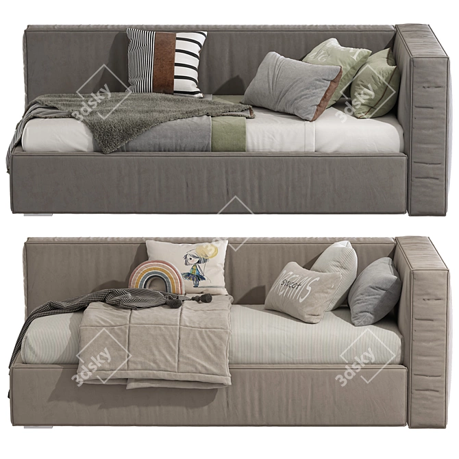 Modern Style Sofa-Bed 281 3D model image 2