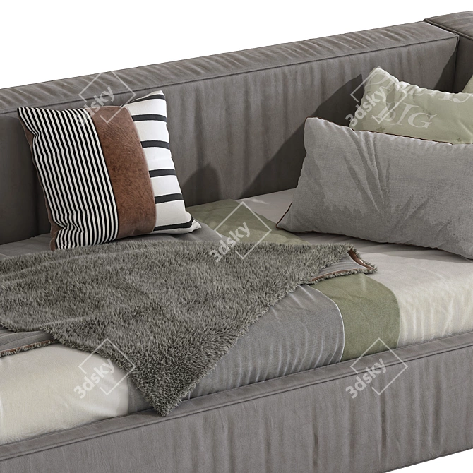 Modern Style Sofa-Bed 281 3D model image 6