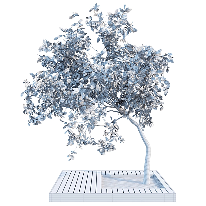 Gorgeous Outdoor Plant 3D Model 3D model image 3