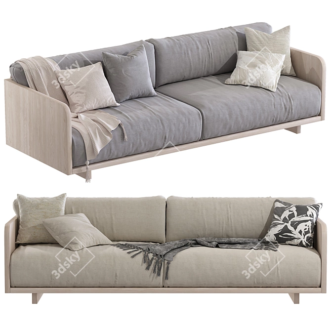 Contemporary CARTER 14 Sofa Set 3D model image 4