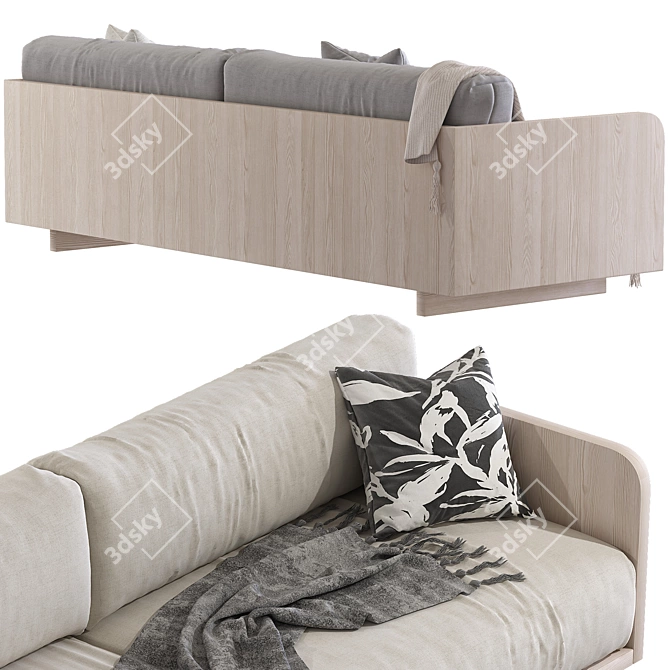 Contemporary CARTER 14 Sofa Set 3D model image 5