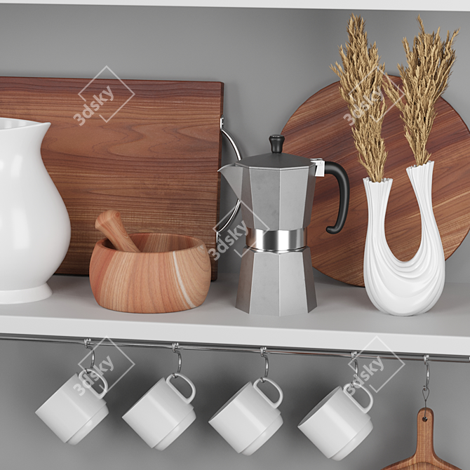 Cooking Ease Set: 3Ds 3D model image 6