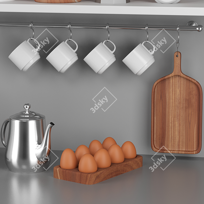 Cooking Ease Set: 3Ds 3D model image 7