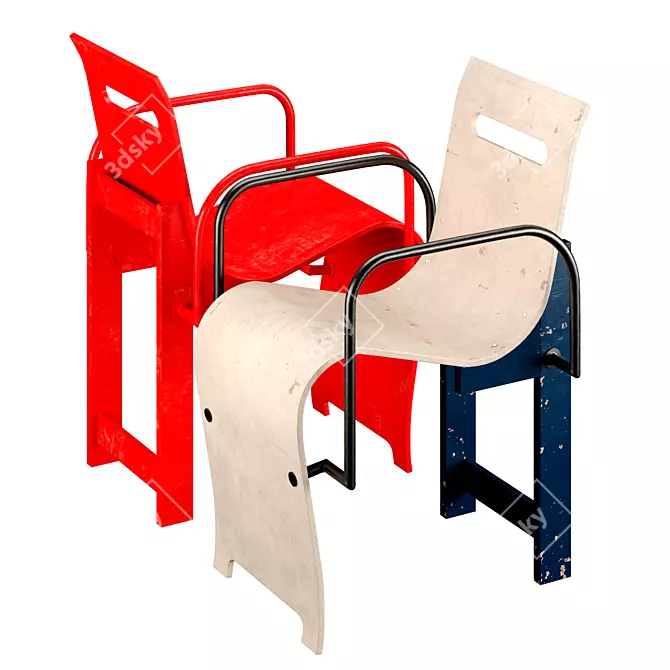  John Kandell Kontrast Chair by Källemo 3D model image 9