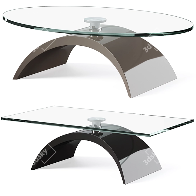 Tudor Coffee Table Tonin Casa 3D model image 1