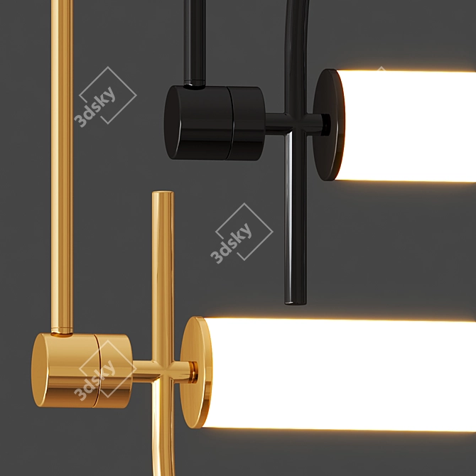  Rustic Pendant Lighting Fixture 3D model image 2