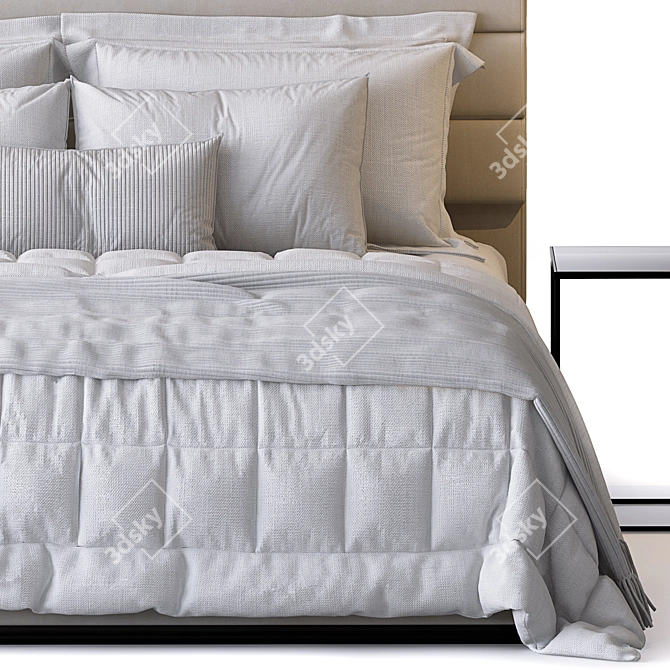 VIVALDI CORELLI Bed Set 206x186cm 3D model image 5