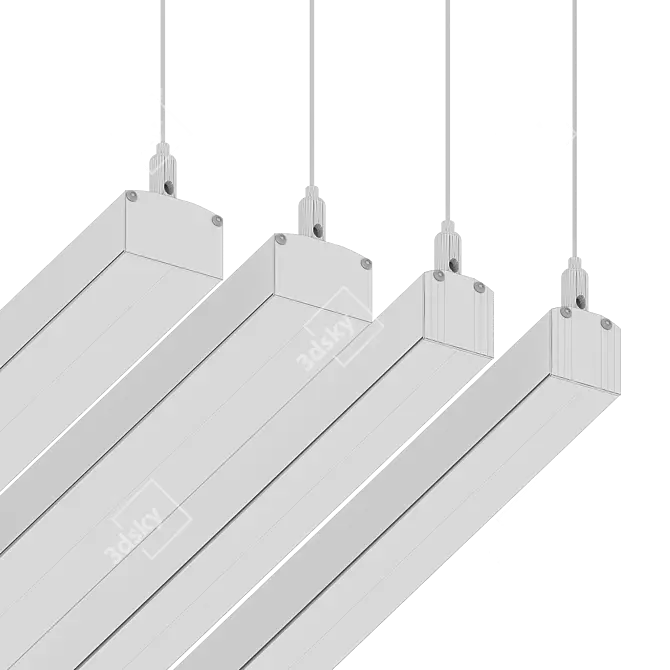 White Wings Light Profiles 3D model image 3