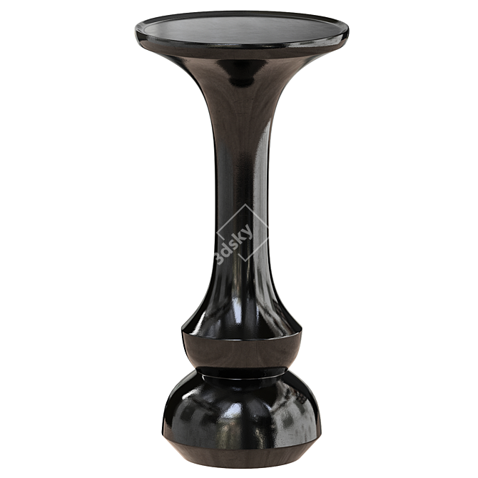 Sleek Modern Jori Side Table 3D model image 1