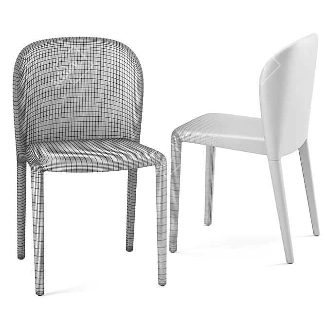 Daisy Cattelan Italia Chair: 3D Model 3D model image 7