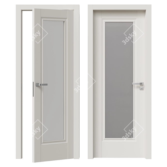 ProfilDoors U 2.35U Internal Door 3D model image 1