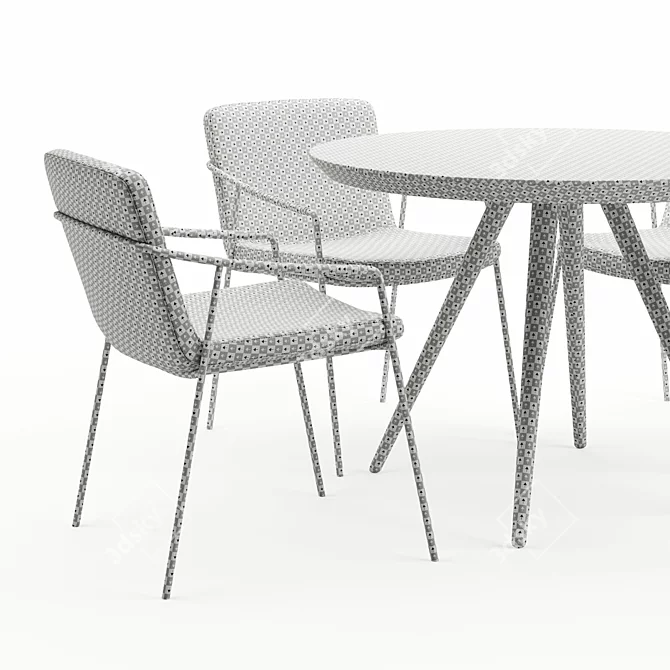  DAN-FORM Boto Chair + Pheno Table 3D model image 4