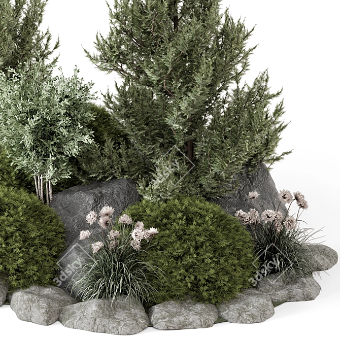 Garden Greenery Set 2015 MAX 3D model image 5