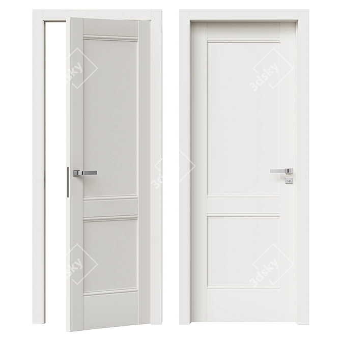 ProfilDoors U 108U Interior Door 3D model image 1