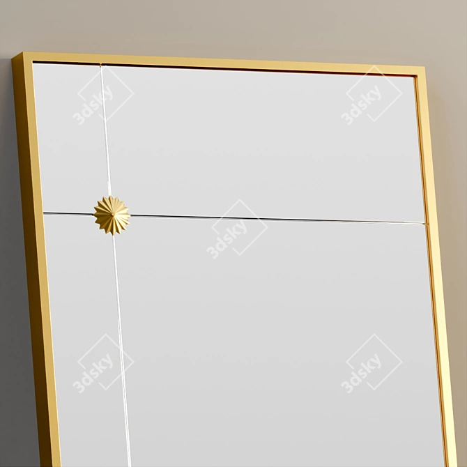 Starlight Floor Mirror, West Elm 3D model image 2