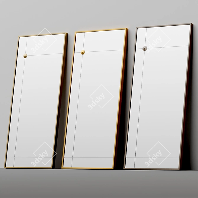 Starlight Floor Mirror, West Elm 3D model image 3