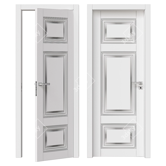 ProfilDoors Interior Door U Series 3D model image 2