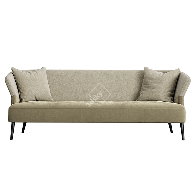 TurboSmooth Sofa 2000mm Konyshev 3D model image 4