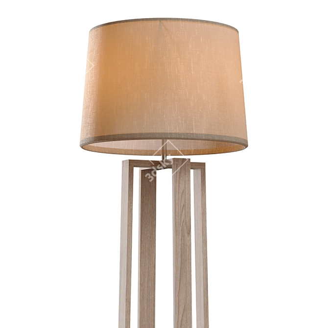 Freya Nubi FR5134-FL-01-BG PBR Floor Lamp 3D model image 3