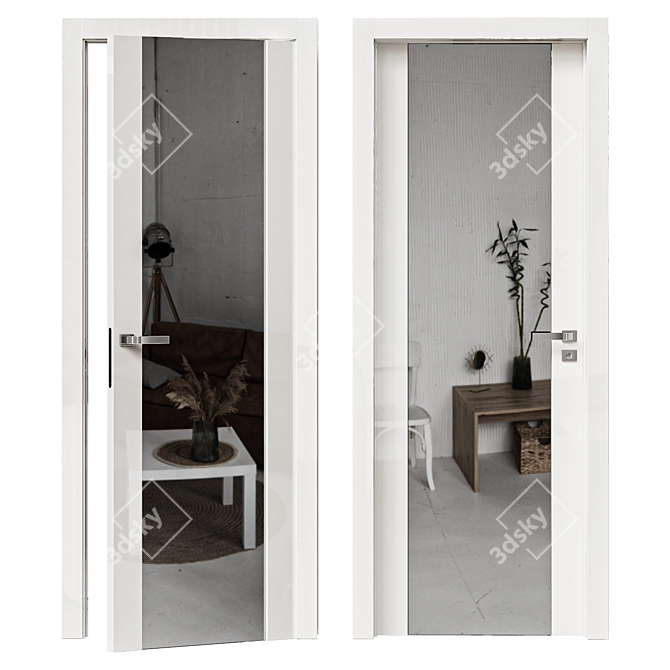 ProfilDoors Interior Door Series L 8L 3D model image 1