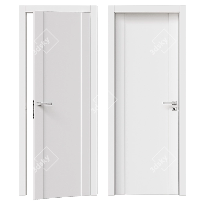 ProfilDoors Interior Door Series L 8L 3D model image 2