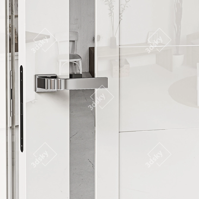 ProfilDoors L Model 15L Interior Door 3D model image 2