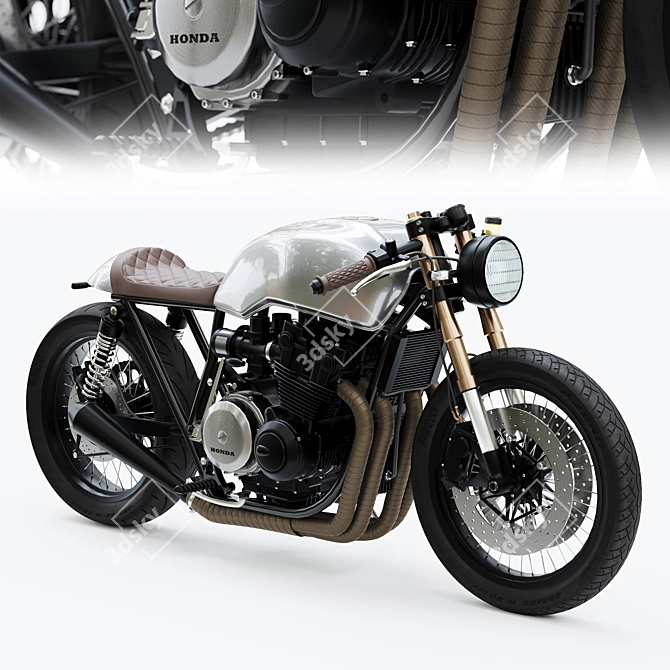 CB 750 Custom Model Kit 3D model image 1