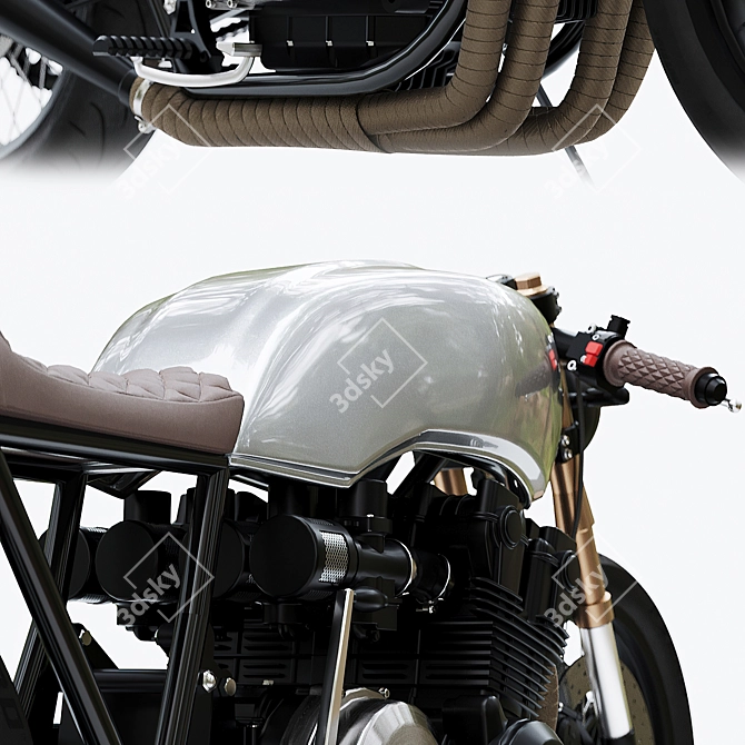 CB 750 Custom Model Kit 3D model image 3