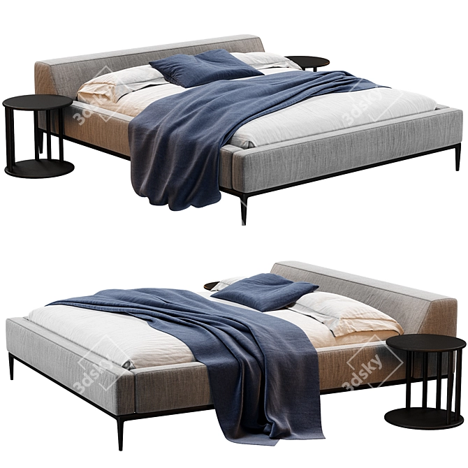 Time Trip Memories Bed Set 3D model image 1